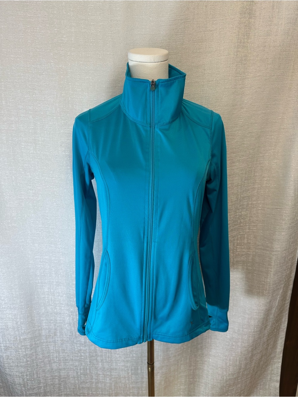 Danskin Athleisure Women’s Teal Full-Zip Active Jacket Size Small (4 to 6)